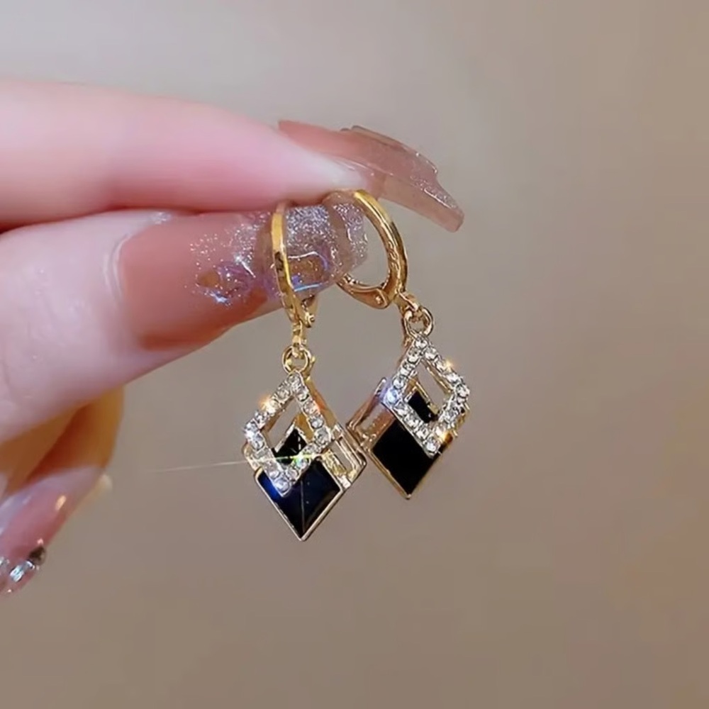 Elegant Irregular Geometric Dangling Earrings For Women